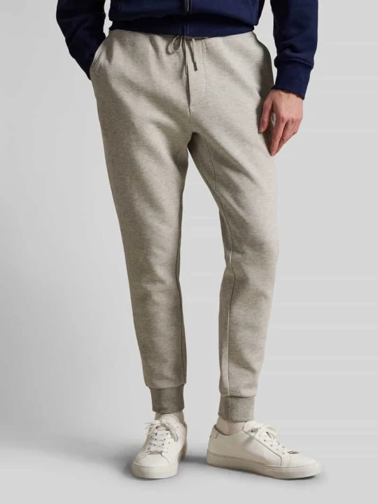 Zdjęcie produktu Spodnie dresowe o kroju regular fit z mieszanka bawełny Polo Ralph Lauren Antracytowy melanż