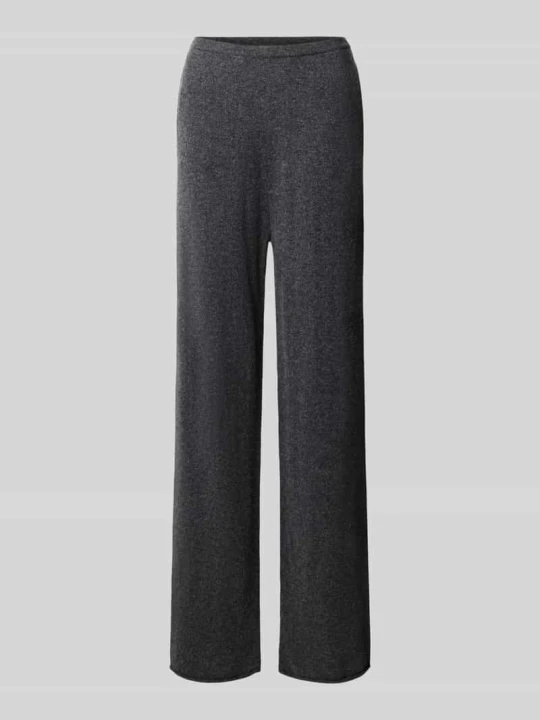 Zdjęcie produktu Spodnie dresowe o kroju regular fit z mieszanka wełny i kaszmiru model 'OTTIMO' MM By Max Mara Antracytowy