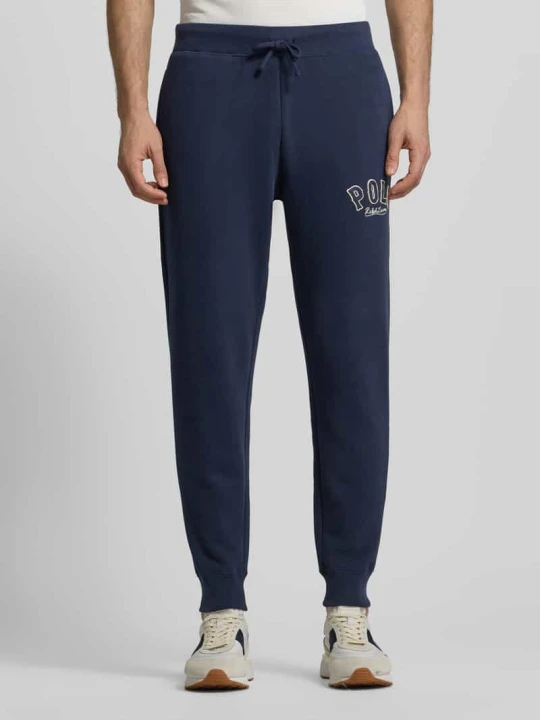 Zdjęcie produktu Spodnie dresowe o kroju regular fit z mieszanki bawełny Polo Ralph Lauren Granatowy