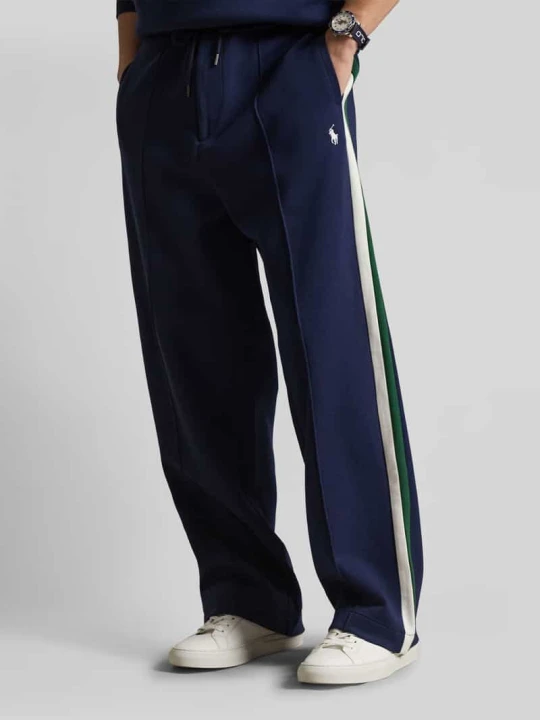 Zdjęcie produktu Spodnie dresowe o kroju regular fit z mieszanki bawełny Polo Ralph Lauren Granatowy