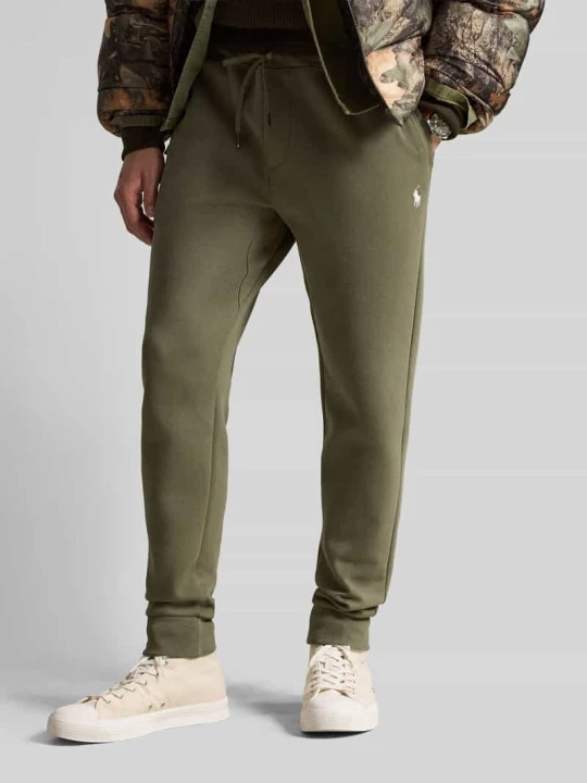 Zdjęcie produktu Spodnie dresowe o kroju regular fit z mieszanki bawełny Polo Ralph Lauren Oliwkowy