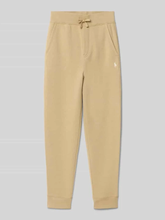 Zdjęcie produktu Spodnie dresowe o kroju regular fit z mieszanki bawełny Polo Ralph Lauren Khaki