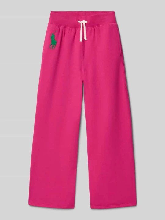 Zdjęcie produktu Spodnie dresowe z mieszanki bawełny, krój regular fit Polo Ralph Lauren Mocnoróżowy