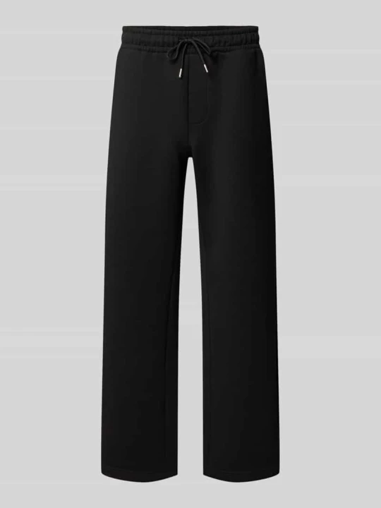 Zdjęcie produktu Spodnie dresowe o kroju regular fit z mieszanki materiałów model 'BILL LEGACY' Jack&Jones Czarny