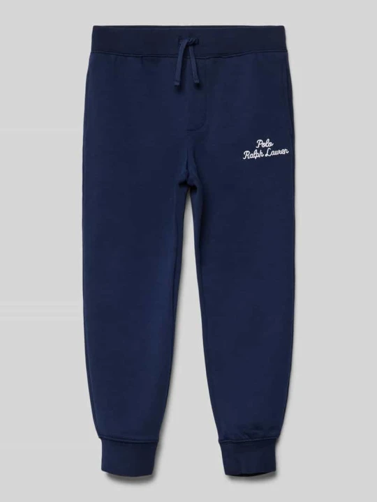 Zdjęcie produktu Spodnie dresowe o kroju regular fit z wpuszczanymi kieszeniami Polo Ralph Lauren Granatowy