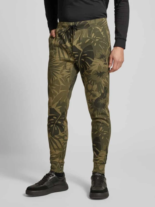 Zdjęcie produktu Spodnie dresowe o kroju regular fit z zaznaczonym rozporkiem Polo Ralph Lauren Khaki