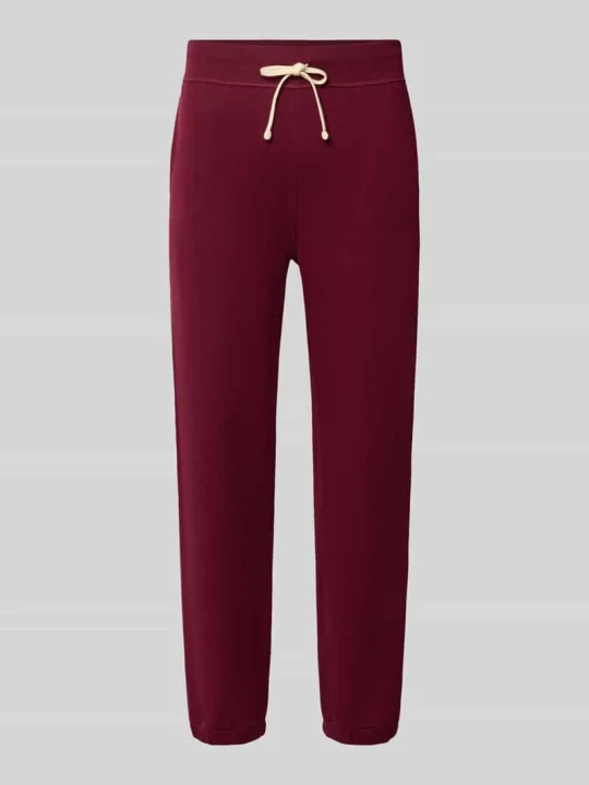 Zdjęcie produktu Spodnie dresowe o kroju relaxed fit z mieszanki bawełny Polo Ralph Lauren Bordowy