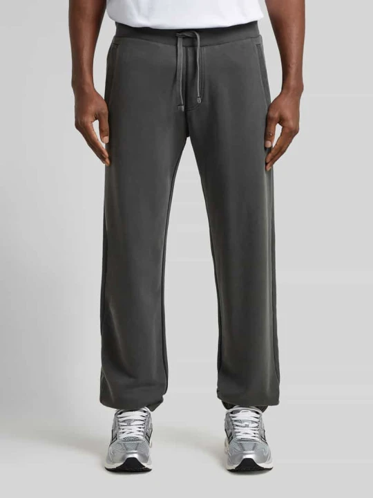 Zdjęcie produktu Spodnie dresowe o kroju relaxed fit z czystej bawełny G-Star Raw Czarny