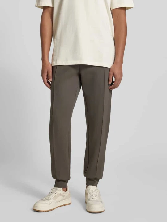 Zdjęcie produktu Spodnie dresowe o kroju slim fit z tunelem model ‘Carrot’ Antony Morato Oliwkowy