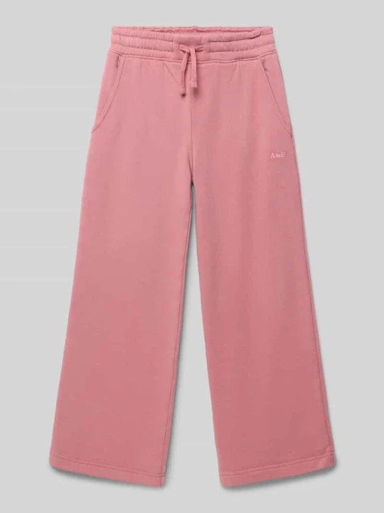 Zdjęcie produktu Spodnie dresowe o kroju wide fit z mieszanki bawełny model 'ESSENTIAL' Abercrombie & Fitch