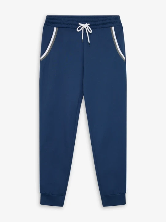 Zdjęcie produktu Spodnie dresowe typu joggery, regular fit, straight BonPrix niebieski