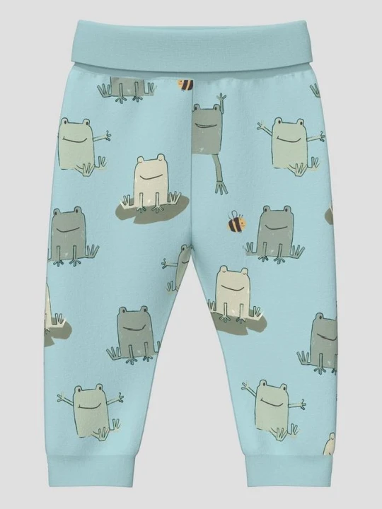 Zdjęcie produktu Spodnie dresowe unisex z miękkim paskiem w talii s.Oliver turkusowy