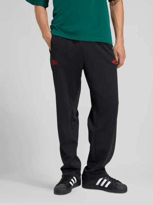 Zdjęcie produktu Spodnie dresowe w kroju regular fit z dodatkiem bawełny adidas Originals Czarny