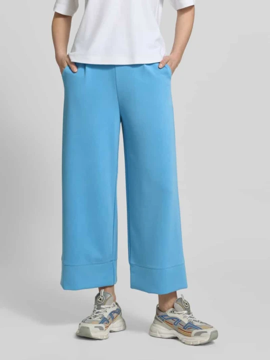 Zdjęcie produktu Spodnie dresowe Wide Leg z kieszeniami wpuszczanymi Rich & Royal Jasnoniebieski