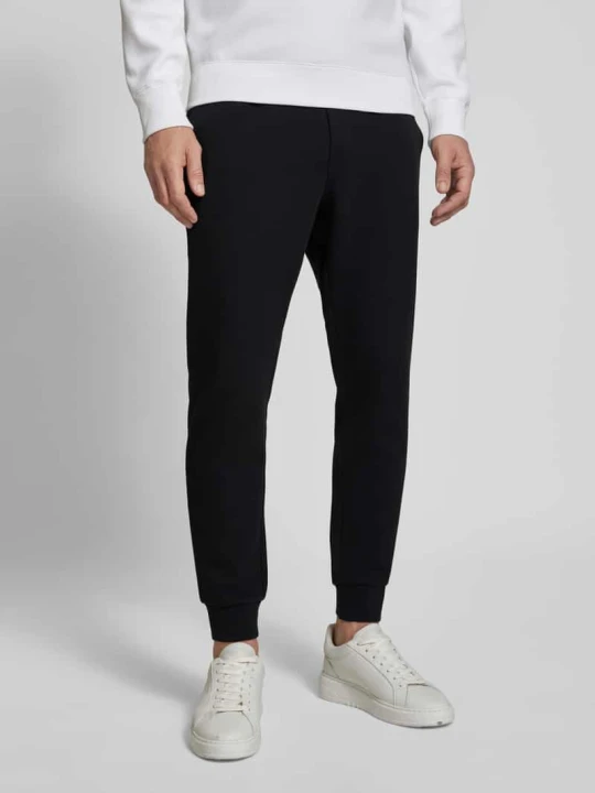 Zdjęcie produktu Spodnie dresowe z elastycznym pasem model ‘ATHLETIC’ Polo Ralph Lauren Czarny
