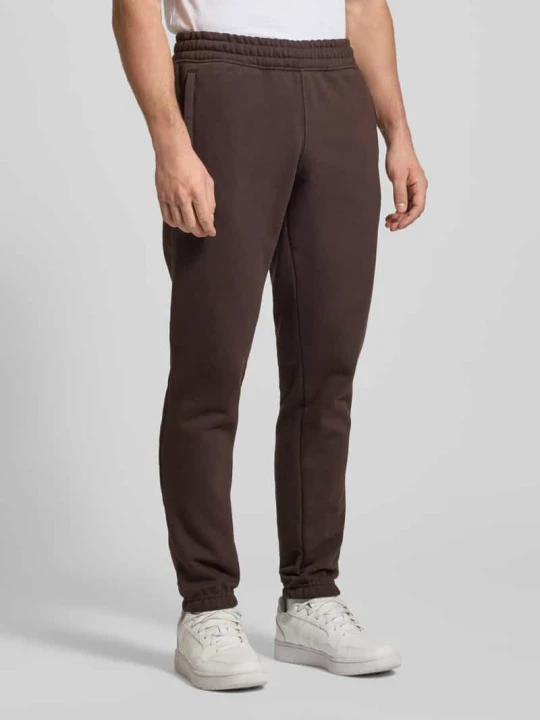 Zdjęcie produktu spodnie dresowe z elastycznym pasem adidas Originals Ciemnobrązowy