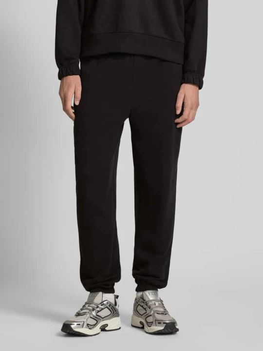 Zdjęcie produktu Spodnie dresowe z elastycznym ściągaczem Calvin Klein Czarny