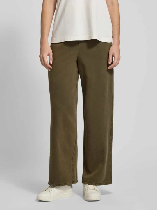 Zdjęcie produktu Spodnie dresowe z elastycznym ściągaczem GAP Khaki