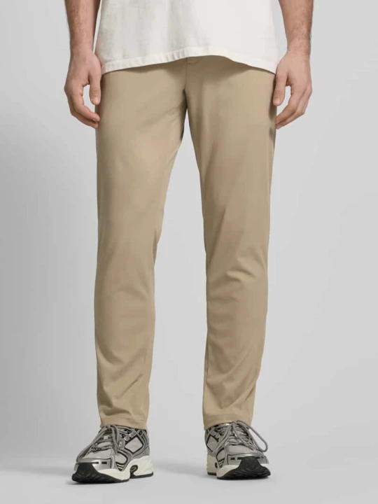Zdjęcie produktu Spodnie dresowe z elastycznym pasem Guess Khaki