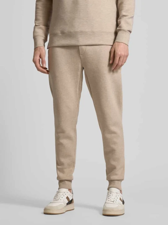 Zdjęcie produktu Spodnie dresowe o kroju regular fit z dodatkiem bawełny Polo Ralph Lauren Piaskowy melanż
