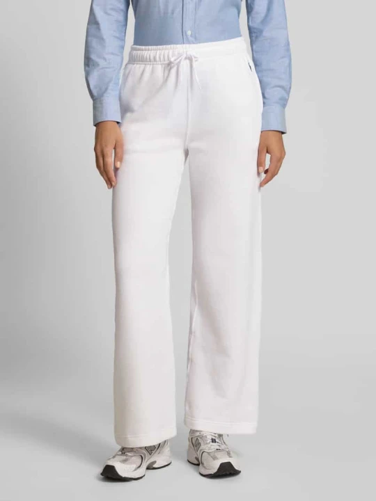 Zdjęcie produktu Spodnie dresowe z elastycznym ściągaczem Polo Ralph Lauren Biały