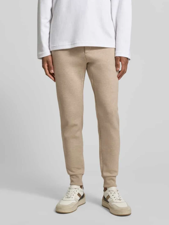 Zdjęcie produktu Spodnie dresowe o kroju regular fit z mieszanki bawełny Polo Ralph Lauren Beżowy melanż