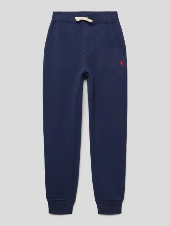 Zdjęcie produktu spodnie dresowe z elastycznym pasem Polo Ralph Lauren Granatowy