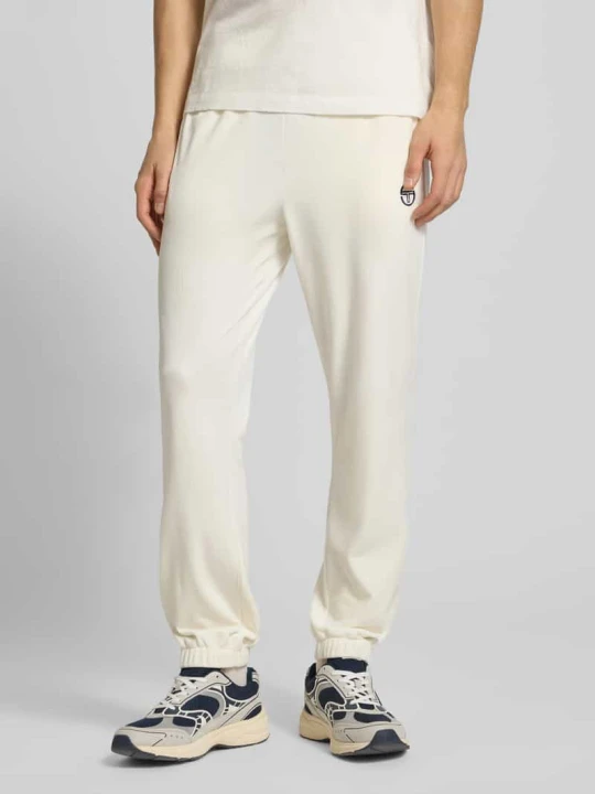Zdjęcie produktu Spodnie dresowe z elastycznym ściągaczem Sergio Tacchini Złamany biały