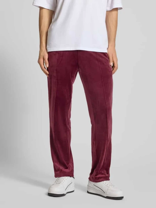 Zdjęcie produktu Spodnie dresowe z elastycznym ściągaczem Sergio Tacchini Purpurowy