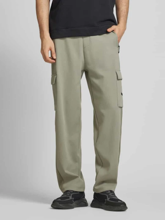 Zdjęcie produktu Spodnie dresowe z kieszeniami cargo EA7 Emporio Armani Miętowy