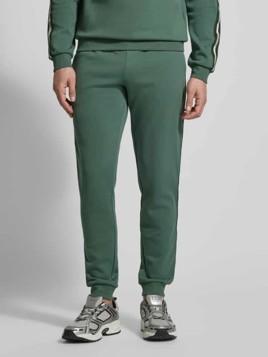 Zdjęcie produktu Spodnie dresowe z Mieszanka bawełny EA7 Emporio Armani Zielony