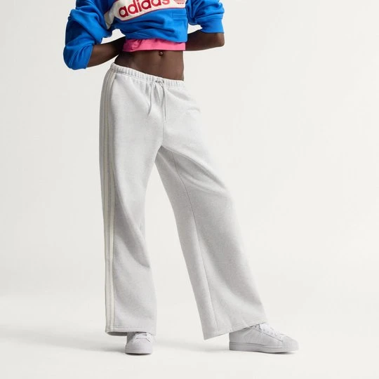 Zdjęcie produktu Spodnie dresowe z nogawkami bez ściągaczy i 3 paskami adiSignature Adidas