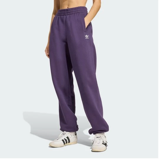 Zdjęcie produktu Spodnie Essentials Fleece Loose Adidas Aurora Plum