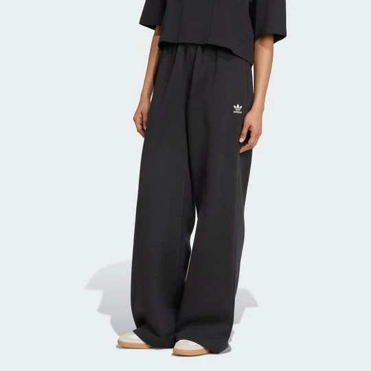 Zdjęcie produktu Spodnie Essentials Wide Leg Fleece Adidas czarny