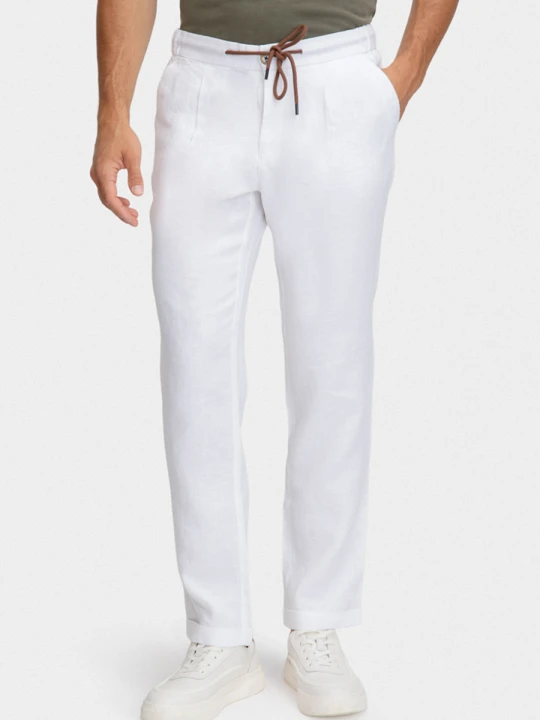 Zdjęcie produktu Spodnie FABRIZIO comfort 01013B00GCA Giacomo Conti bialy