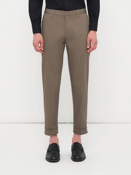 Zdjęcie produktu Spodnie garniturowe Emporio Armani brązowy