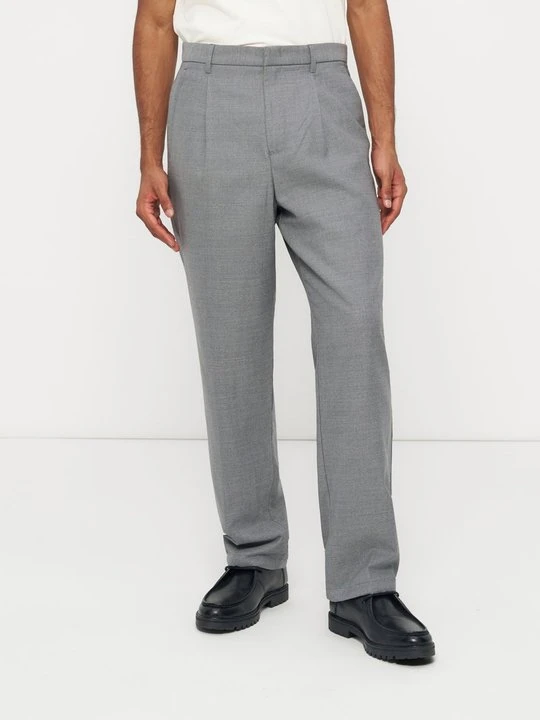 Zdjęcie produktu Spodnie garniturowe Emporio Armani szary