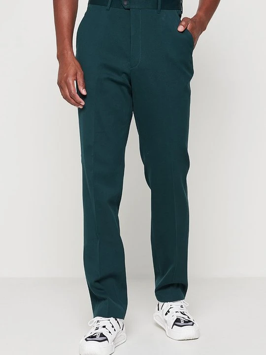 Zdjęcie produktu Spodnie garniturowe Lacoste ciemnozielony