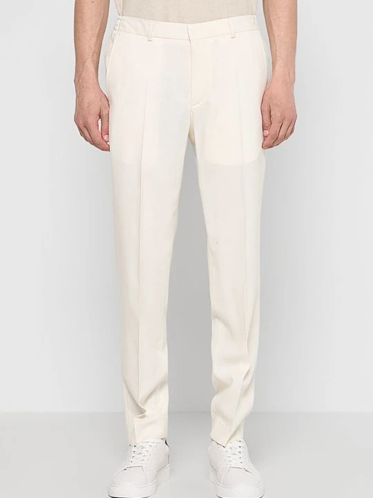 Zdjęcie produktu Spodnie garniturowe Michael Kors mleczny
