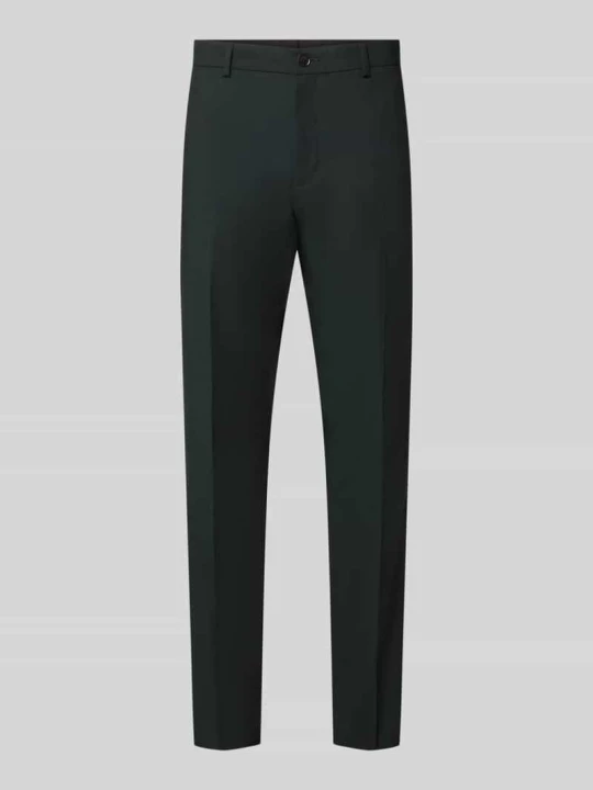 Zdjęcie produktu Spodnie garniturowe o kroju slim fit z dodatkiem wiskozy model 'Pure' s.Oliver Ciemnozielony
