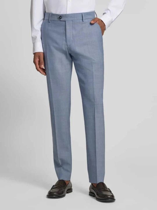 Zdjęcie produktu Spodnie garniturowe o kroju slim fit z mieszanki wełny model 'THEO' Selected