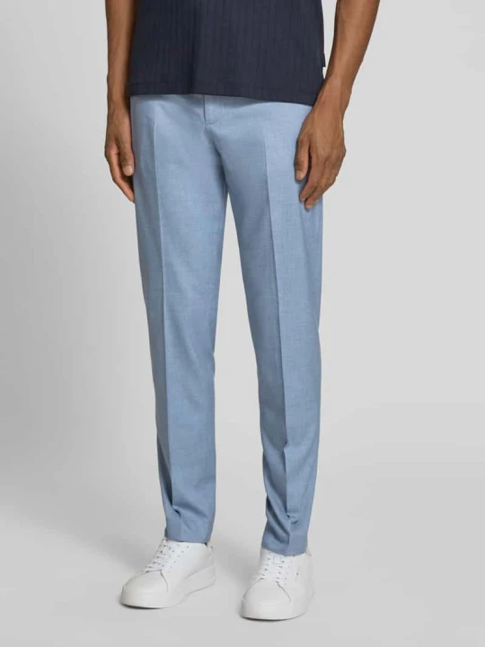 Zdjęcie produktu Spodnie garniturowe o kroju slim fit z mieszanka wiskozy model 'MAX-LANO' Selected Homme Niebieski