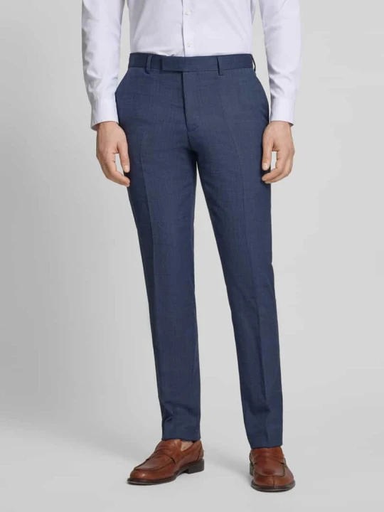 Zdjęcie produktu Spodnie garniturowe z kantem model 'Ryan' Pierre Cardin Granatowy