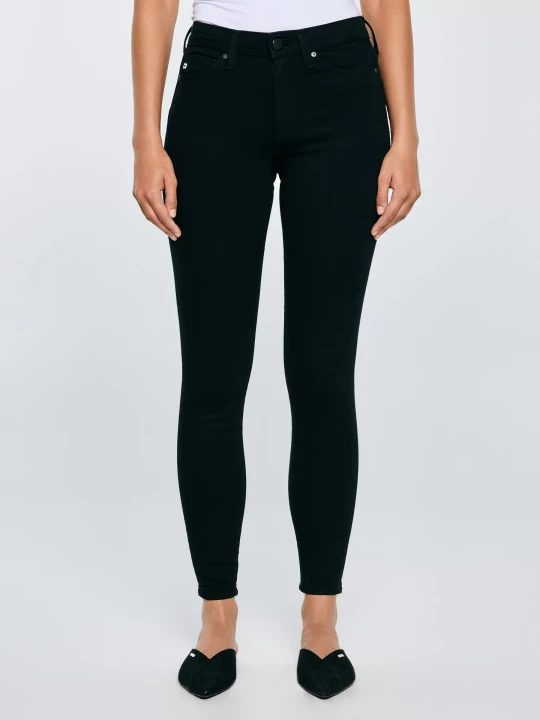 Zdjęcie produktu jeansy damskie push up z wysokim stanem czarne melinda high waist 915 Big Star