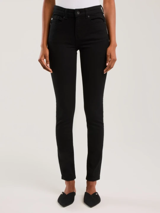 Zdjęcie produktu jeansy damskie skinny czarne adela 915 Big Star