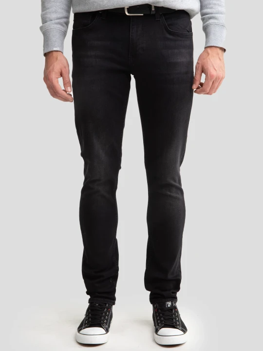 Zdjęcie produktu jeansy męskie skinny czarne deric 950 Big Star