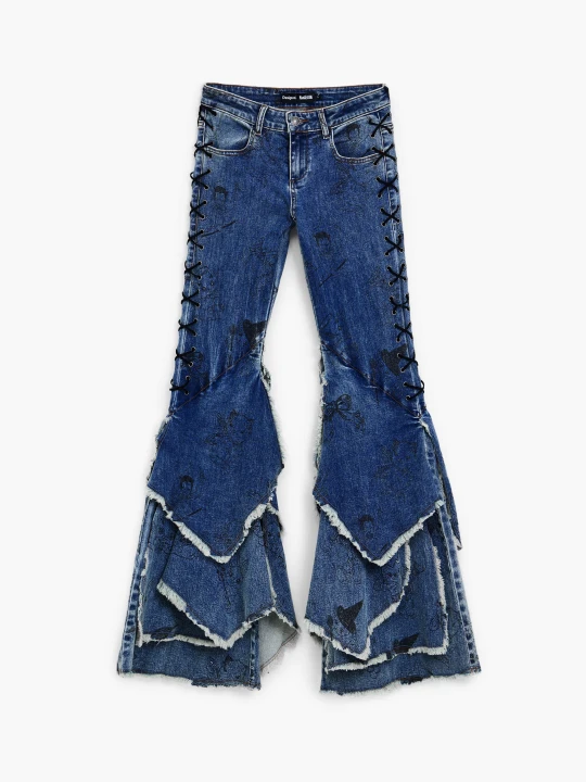 Zdjęcie produktu Spodnie jeansowe María Escoté Desigual niebieski