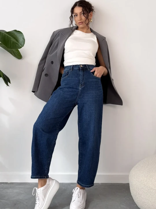 Zdjęcie produktu Spodnie Jeansowe Niebieskie Baloon ClothStore
