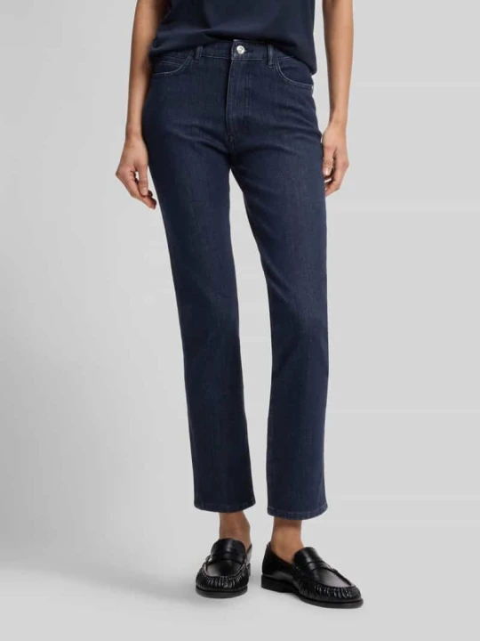 Zdjęcie produktu Spodnie jeansowe regular bootcut z mieszanki bawełny z dodatkiem wiskozy model 'KICK FLARE' Boss Granatowy