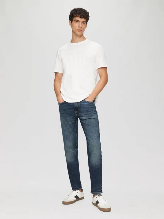 Zdjęcie produktu Spodnie jeansowe s.Oliver petrolowy